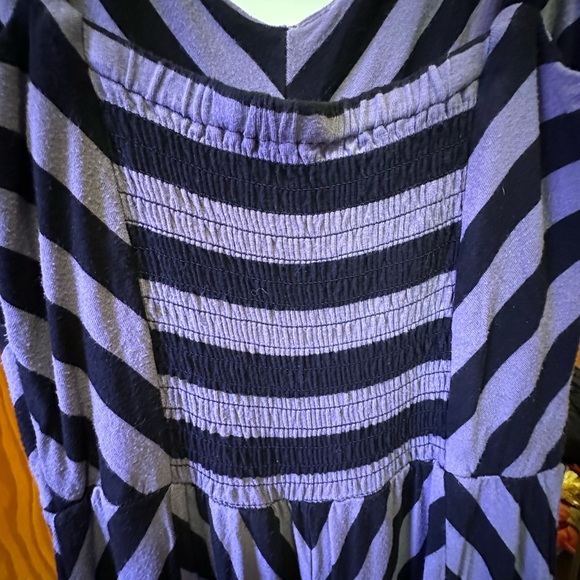 Striped Maxi Dress Size small, stretchy - Picture 5 of 6